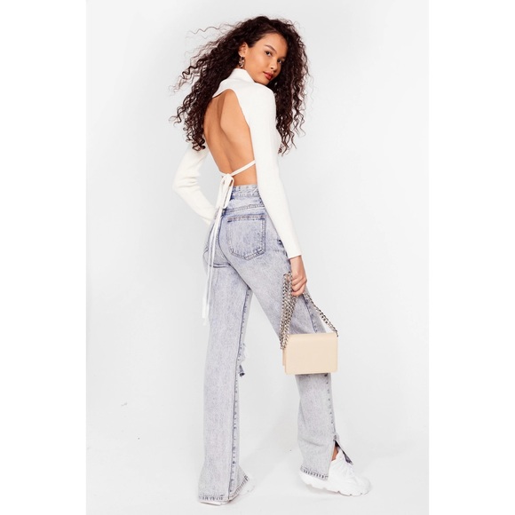 Back Together Knitted Turtleneck Top - Picture 4 of 4